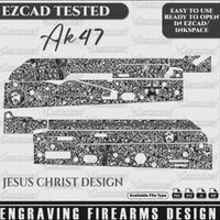 AK-47 Laser Engraving Vector File 
